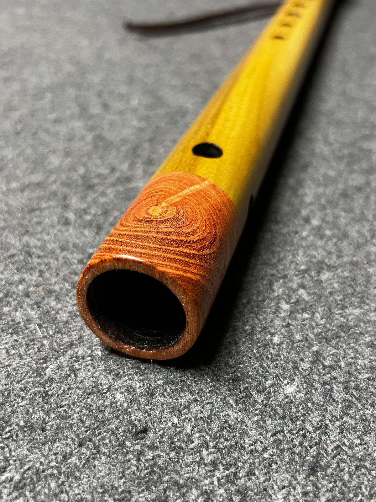 Poplar Flute with Black Locust and Black Walnut— E, 432 Hz