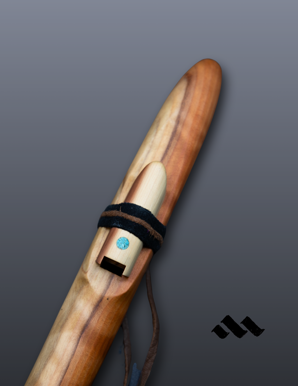 Quilted Redwood Flute — Key of F, 432 Hz