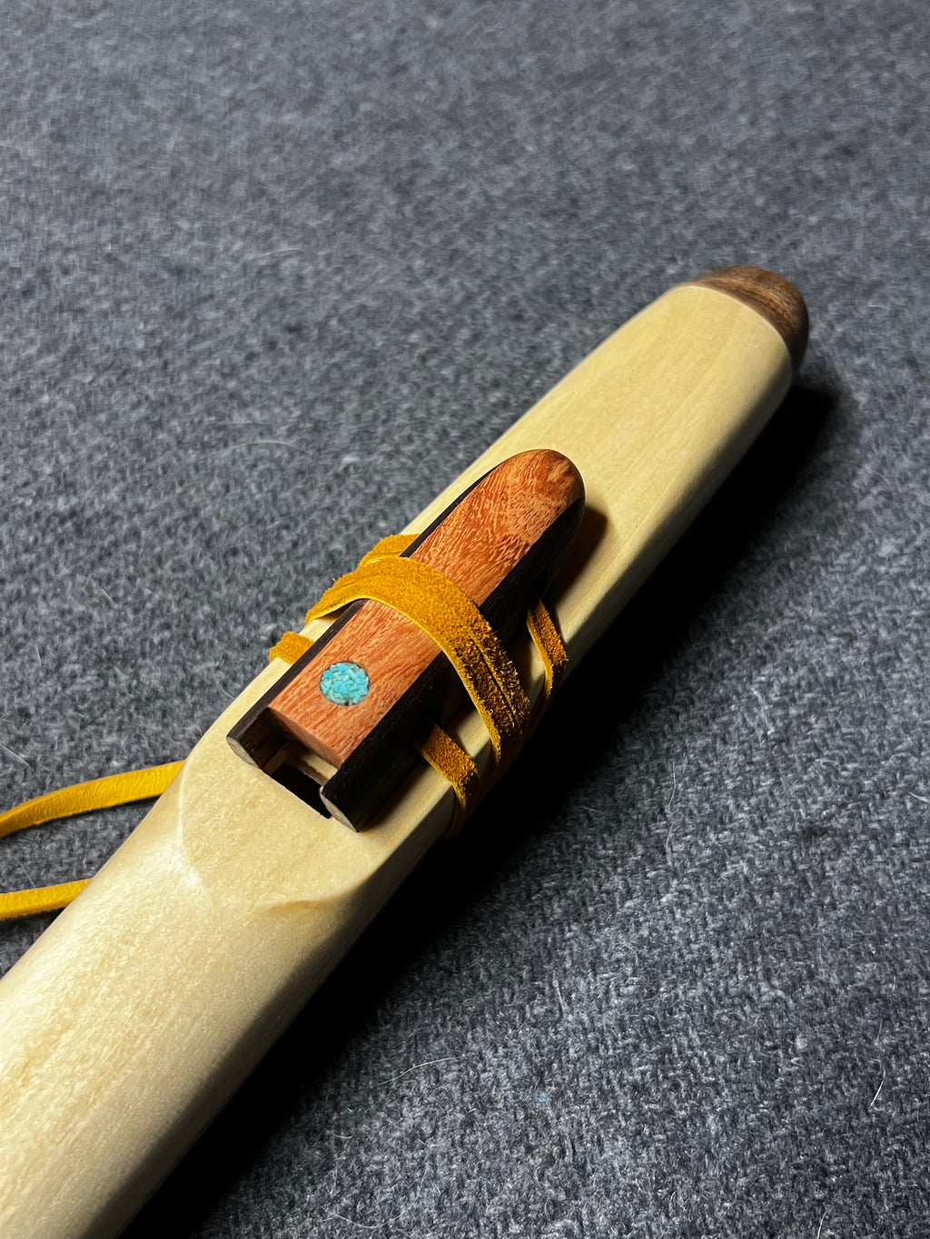 Reclaimed Poplar Flute — F#, 432 Hz