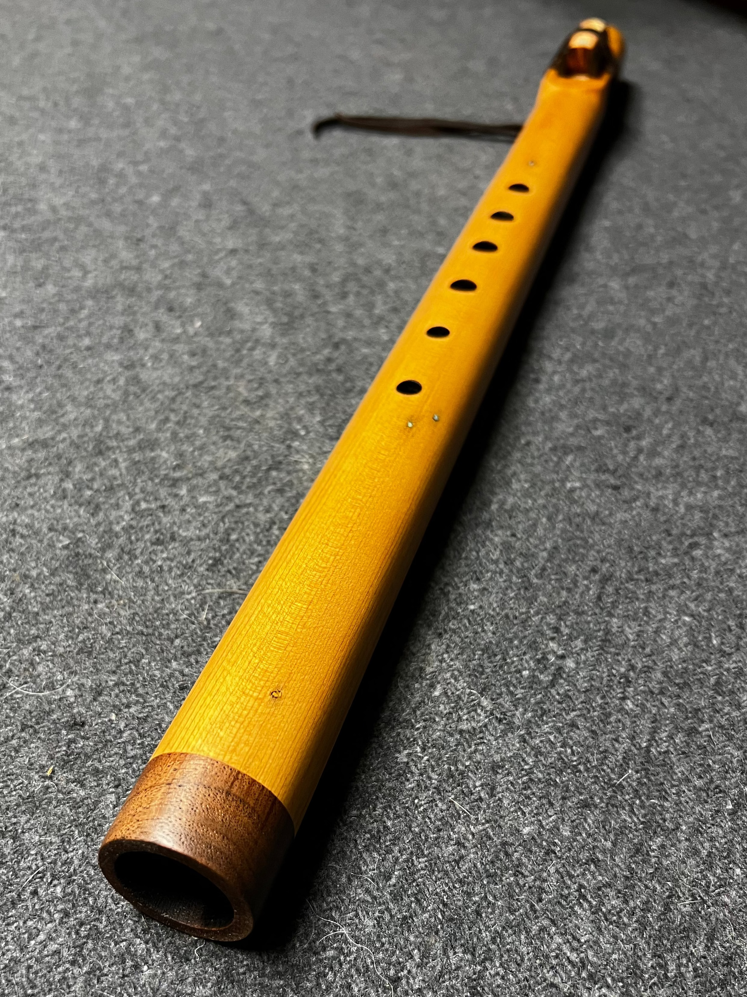 Reclaimed Ponderosa Pine Flute — Key of D, 440 Hz