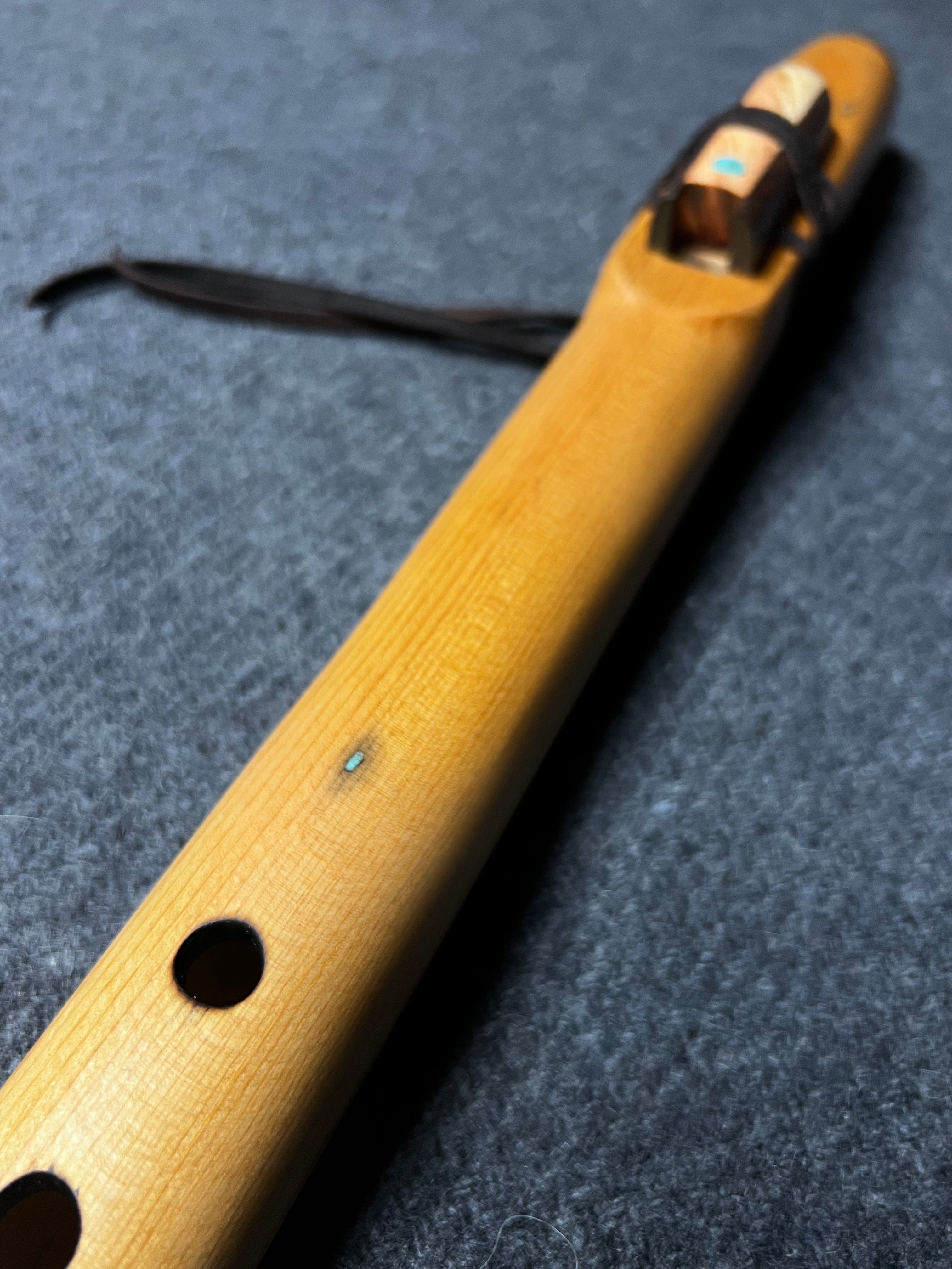 Reclaimed Ponderosa Pine Flute — Key of D, 440 Hz