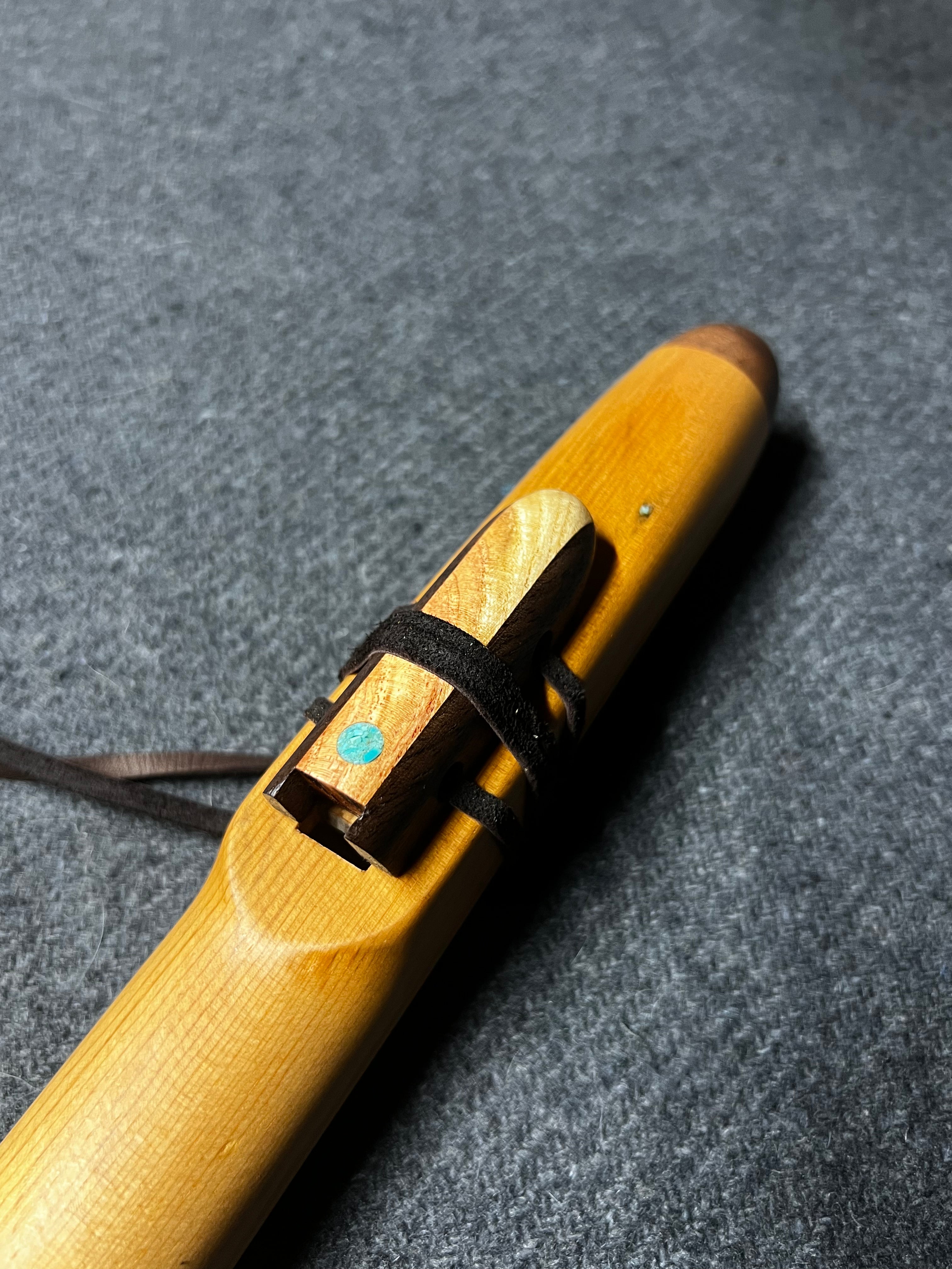 Reclaimed Ponderosa Pine Flute — Key of D, 440 Hz