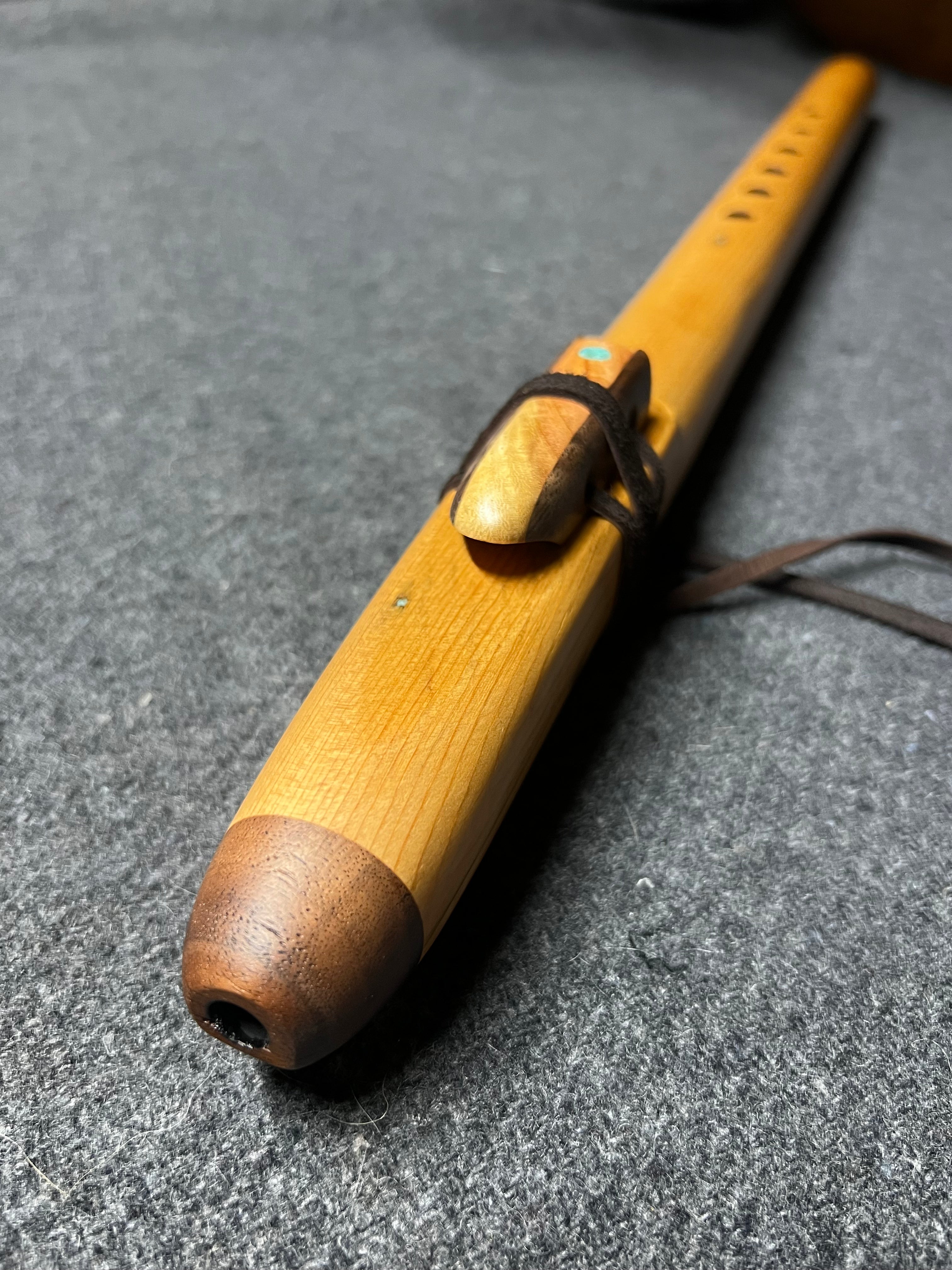 Reclaimed Ponderosa Pine Flute — Key of D, 440 Hz