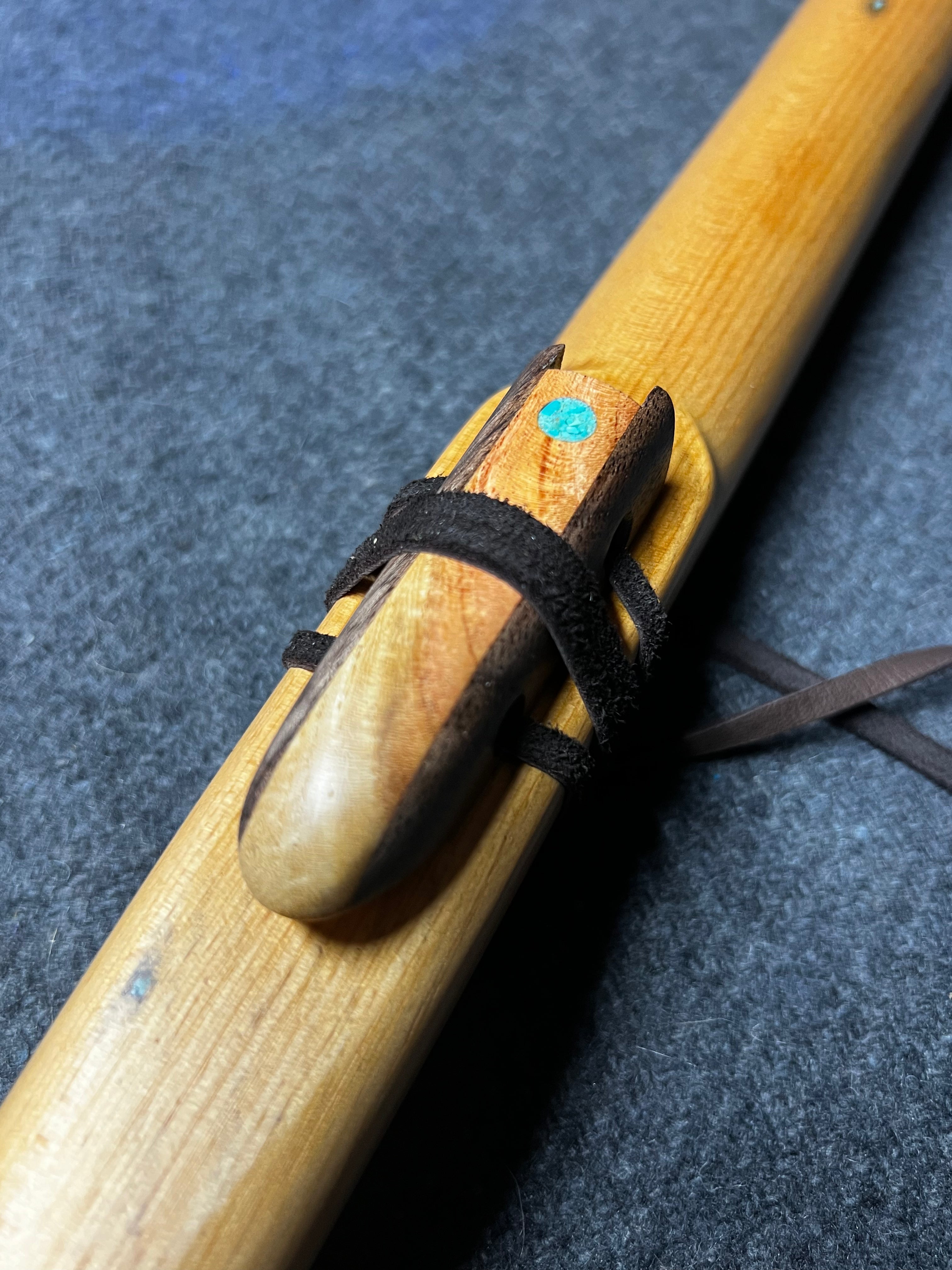 Reclaimed Ponderosa Pine Flute — Key of D, 440 Hz
