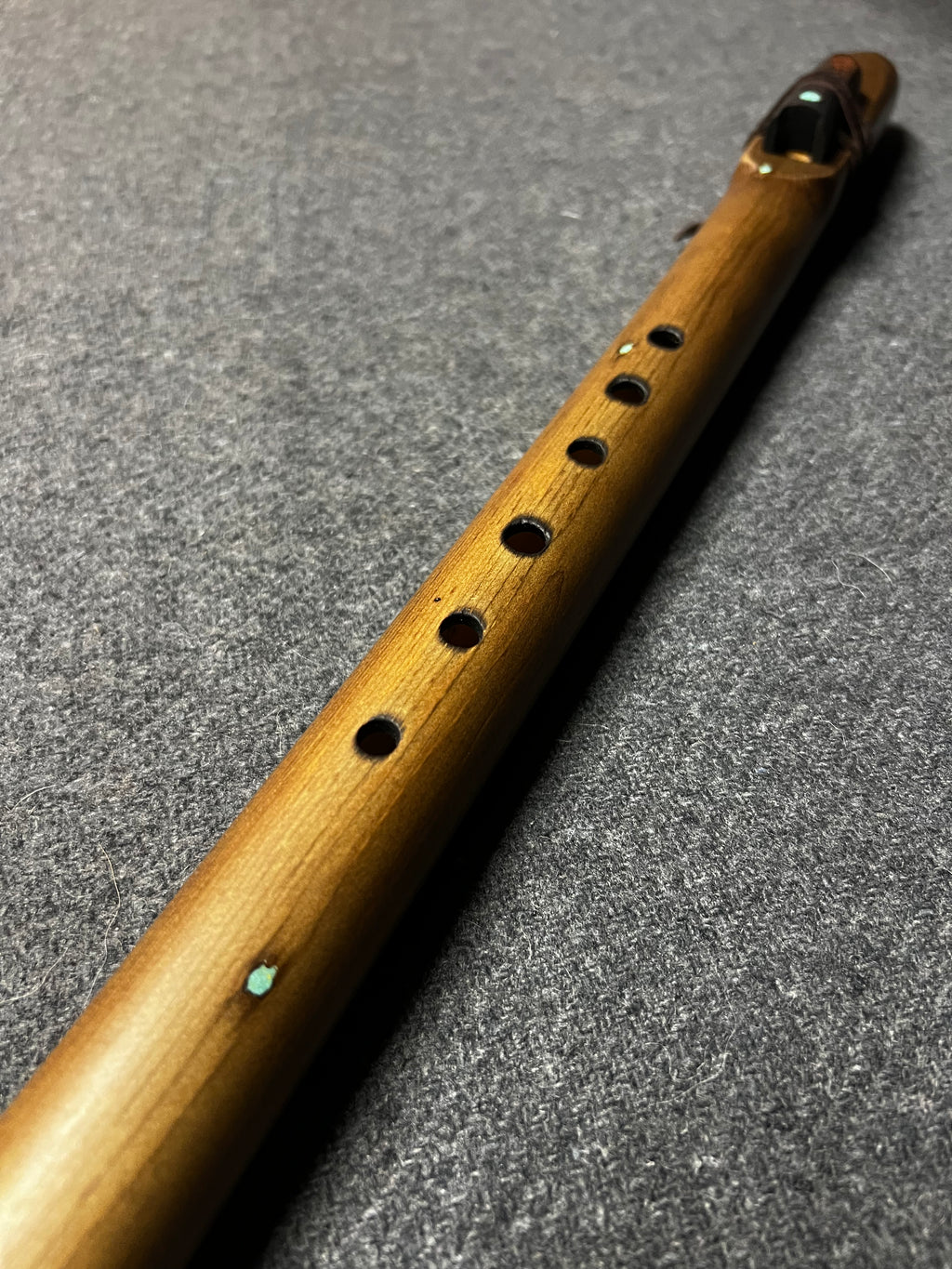 Reclaimed Ponderosa Pine Flute — Key of F, 432 Hz