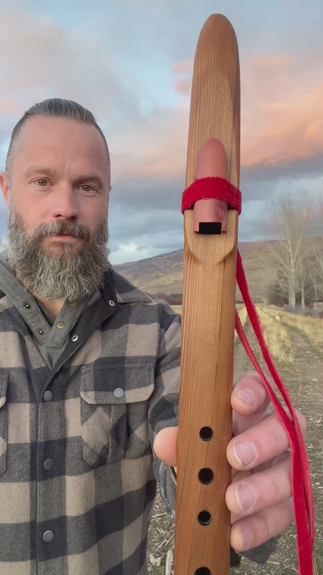 NAF Simple Western Red Cedar/Aromatic Cedar Block G 432hz