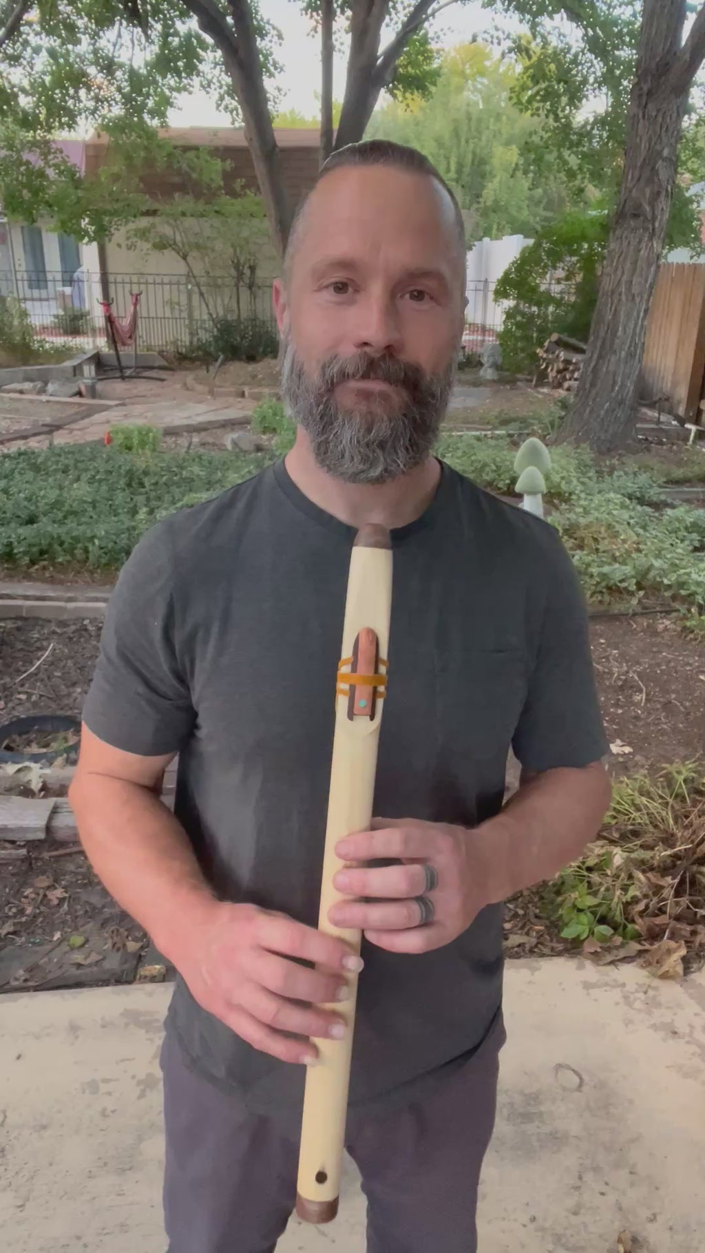 Reclaimed Poplar Flute — F#, 432 Hz