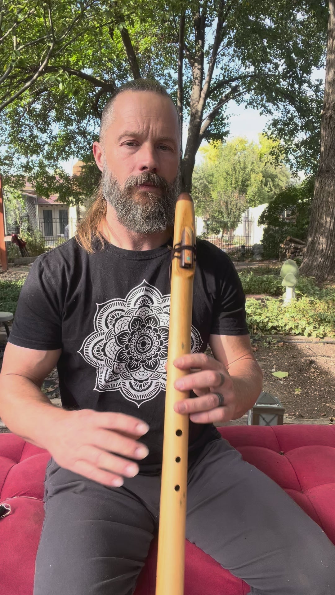Reclaimed Ponderosa Pine Flute — Key of D, 440 Hz